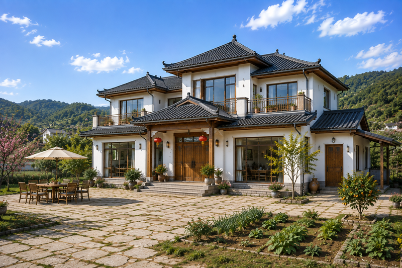 二层农村轻钢自建房：乡村居住的新选择